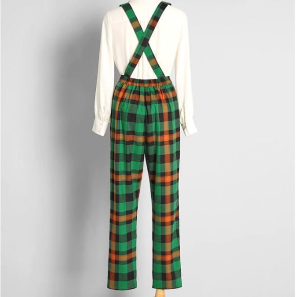 ModCloth x Collectif Never Mad, Always Plaid Pants - Picture 3 of 6